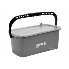 Відро пластикове з валиком і теркою з губкою для плиточних робіт VOREL 10 л 41.5 х 22 х 17.5 см
