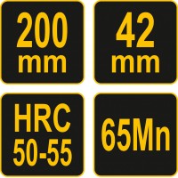 Рубанок столярний VOREL 200 мм, ніж- 42/1.6 мм