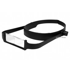 Лупа в пластиковій оправі VOREL з кріпленням на голову і регулюванням