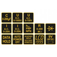 Мультиметр цифровий VOREL