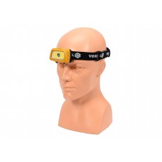 Ліхтар на чоло світлодіодний VOREL 3+3 Вт 130+120 лм 3 x ААА