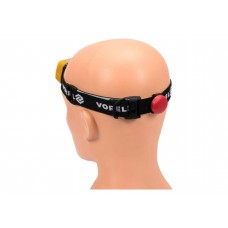 Ліхтар на чоло світлодіодний VOREL 3+3 Вт 130+120 лм 3 x ААА