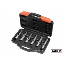 Ключі торцеві для свічок накалу на шарнірі YATO 3/8" 8-16 мм 6 шт + кейс