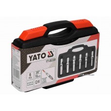 Ключі торцеві для свічок накалу на шарнірі YATO 3/8" 8-16 мм 6 шт + кейс