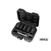 Набір екстракторів для видалення зломаних гвинтів і гайок YATO 1/2" 17-27 мм 6 шт