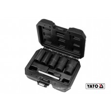 Набір екстракторів для видалення зломаних гвинтів і гайок YATO 1/2" 17-27 мм 6 шт