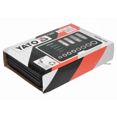 Набір екстракторів для видалення зломаних гвинтів YATO 3/8" і 1/2" 17 шт