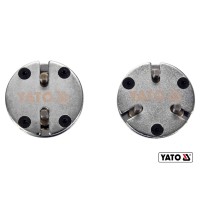 Адаптери з 2 і 3 штирями для втискання гальмівних поршнів YATO 2 шт