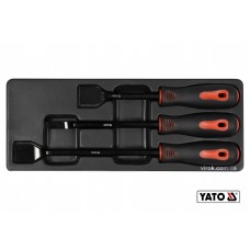 Набір скребків сталевих YATO 25 x 220 мм 10 x 270 мм 25 x 310 мм 3 шт