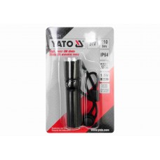 Ліхтар кишеньковий світлодіодний YATO 3 Вт 100 лм 100 х 25 мм 1 х АА