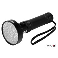 Ліхтар ультрафіолетовий з окулярами для перевірки банкнот YATO 100 LED 6 x AA 395 нм