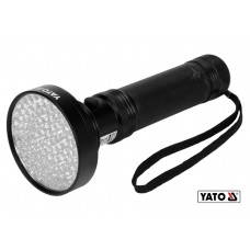 Ліхтар ультрафіолетовий з окулярами для перевірки банкнот YATO 100 LED 6 x AA 395 нм