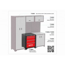 Шафа для майстерні YATO 4 шухляди 660 x 457 x 863 мм