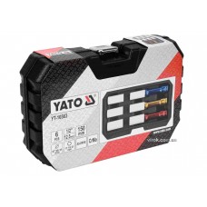 Головки торцеві ударні для алюмінієвих дисків YATO 1/2" 17/19/21 мм 150 мм 6 шт