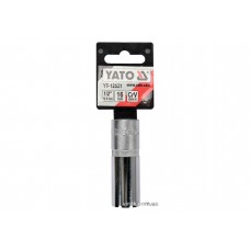 Головка торцева до свічок двигуна YATO 1/2" М16 x 64 мм [Блістер]