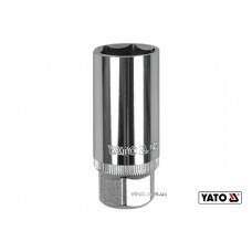 Головка торцева до свічок двигуна YATO 1/2" M21 x 64 мм
