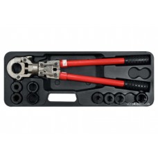 Прес-кліщі для труб YATO 57-80 см з насадками 9 шт