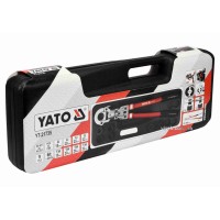 Прес-кліщі для труб YATO 57-80 см з насадками 9 шт