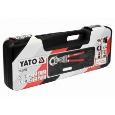 Прес-кліщі для труб YATO 57-80 см з насадками 9 шт