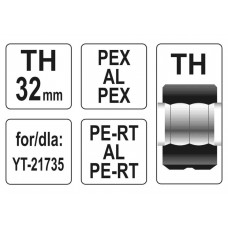 Насадка для прес-кліщів YT-21735 YATO TH32 мм