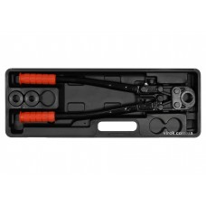 Прес-кліщі для труб YATO 53 см з насадками 3 шт