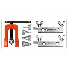 Прес для ручного розширення труб YATO 3-19 мм з аксесуарами 7 шт