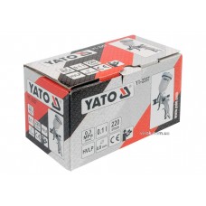 Пульверизатор YATO HVLP 0.8 мм з верхнім баком 0.1 л