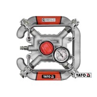 Розподільник повітря пневматичний YATO 1/4" 1.3 МПа 4 канали