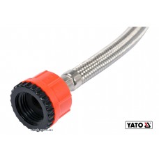 Манометр для вимірювання тиску води YATO 3/4" 1/2" шланг- 30 см 1.1 Мпа
