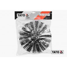 Щітка для очищення каналізації YATO 25 см з нейлона і поліпропіленового ворса до YT-24980