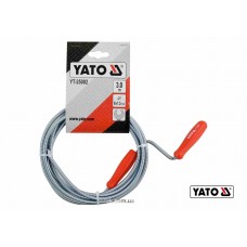 Трос для очищення каналізаційних труб YATO 6 мм x 3 м
