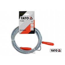 Трос для очищення каналізаційних труб YATO 6 мм x 5 м