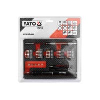 Викрутка акумуляторна з набором біт YATO Li-Ion 3.6В 450 мАгод LED-підсвітка HEX-1/4" 39 шт + кейс