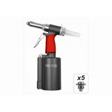 Пневмозаклепочник YATO для заклепок 2.4-6.4 мм 0.99 л/хв