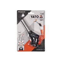 Пальник газовий з п'єзозапалом YATO 360° 1 кВт 1000°С