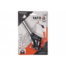 Пальник газовий з п'єзозапалом YATO 360° 1 кВт 1000°С