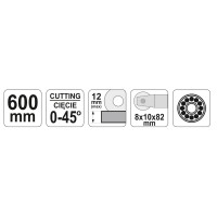 Плиткоріз YATO 600 мм