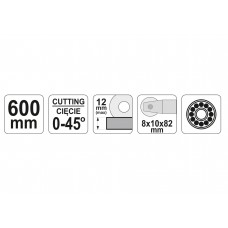 Плиткоріз YATO 600 мм