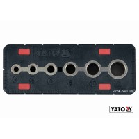 Шаблон для свердління отворів YATO 4-12 мм