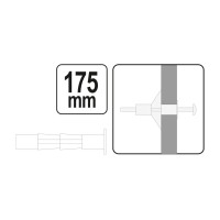 Заклепочник для дюбелів "Molly" YATO М3, М4, М5, М6, М8 175 мм