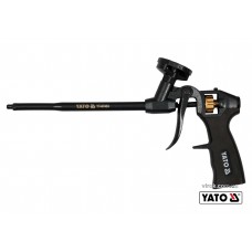 Пістолет для нанесення монтажної піни YATO алюміній + латунь пластикова ручка