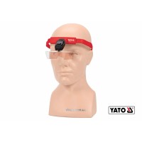 Лінза на голову з підсвіткою YATO 2 LED 5 шт з кратністю 1х, 1.5х, 2х, 2.5х, 3.5х