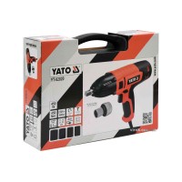 Гайковерт ударний мережевий YATO 1/2" 450 Вт 450 Нм 3300 об/хв + 4 головки і кейс