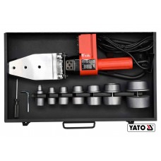 Паяльник для термопластикових труб YATO 850 Вт + 7 адаптерів 16-63 мм