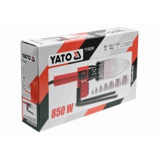 Паяльник для термопластикових труб YATO 850 Вт + 7 адаптерів 16-63 мм