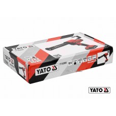 Пістолет для клеїв і герметиків акумуляторний YATO Li-Ion 18 В 4 Агод для тюбів 225 мм 0.5-8 мм/с