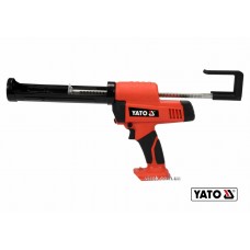 Пістолет для клеїв і герметиків акумуляторний YATO Li-Ion 18 В для тюбів 225 мм 0.5-8 мм/с (БЕЗ АКУМУЛЯТОРА)
