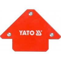 Кутники магнітні для зварюв YATO: кут: 45°, 90°, 135°, 2- 4.5 кг, 43х72х12мм, 4- 11,5кг, 82х118х14мм