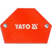 Кутники магнітні для зварюв YATO: кут: 45°, 90°, 135°, 2- 4.5 кг, 43х72х12мм, 4- 11,5кг, 82х118х14мм