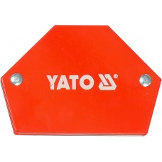 Кутники магнітні для зварюв YATO: кут: 45°, 90°, 135°, 2- 4.5 кг, 43х72х12мм, 4- 11,5кг, 82х118х14мм